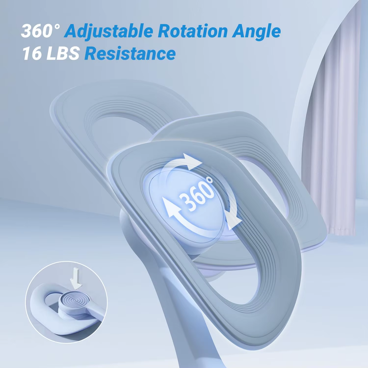 Thigh Trainer Pelvic Floor Muscle Trainer/Inner Thigh Exercise Workout Equipment Pilates Pelvic Floor Strengthen Device