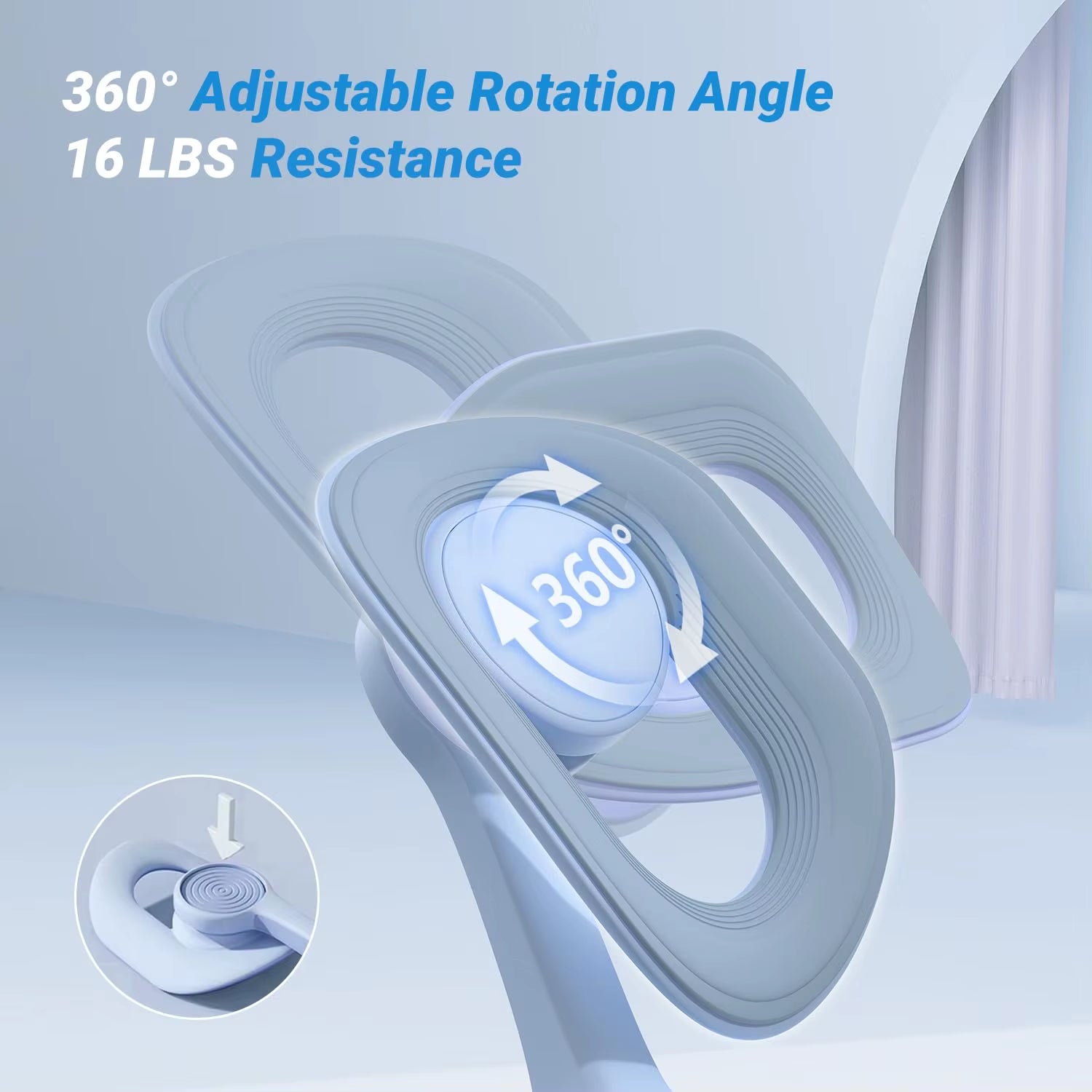 Thigh Trainer Pelvic Floor Muscle Trainer/Inner Thigh Exercise Workout Equipment Pilates Pelvic Floor Strengthen Device